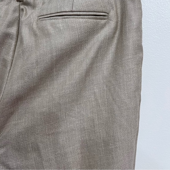 Brooks Brothers NWT Women’s Lucia Fit Wool, Linen, and Silk Beige Dress Pants, 6 - Picture 12 of 16
